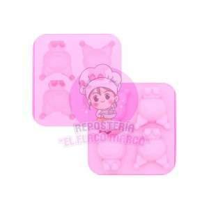 Molde amigos de Hello Kitty