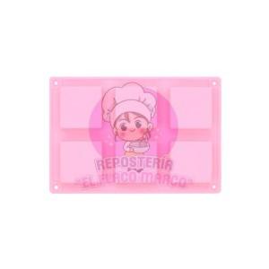 Molde para brownie diseño cuadrado
